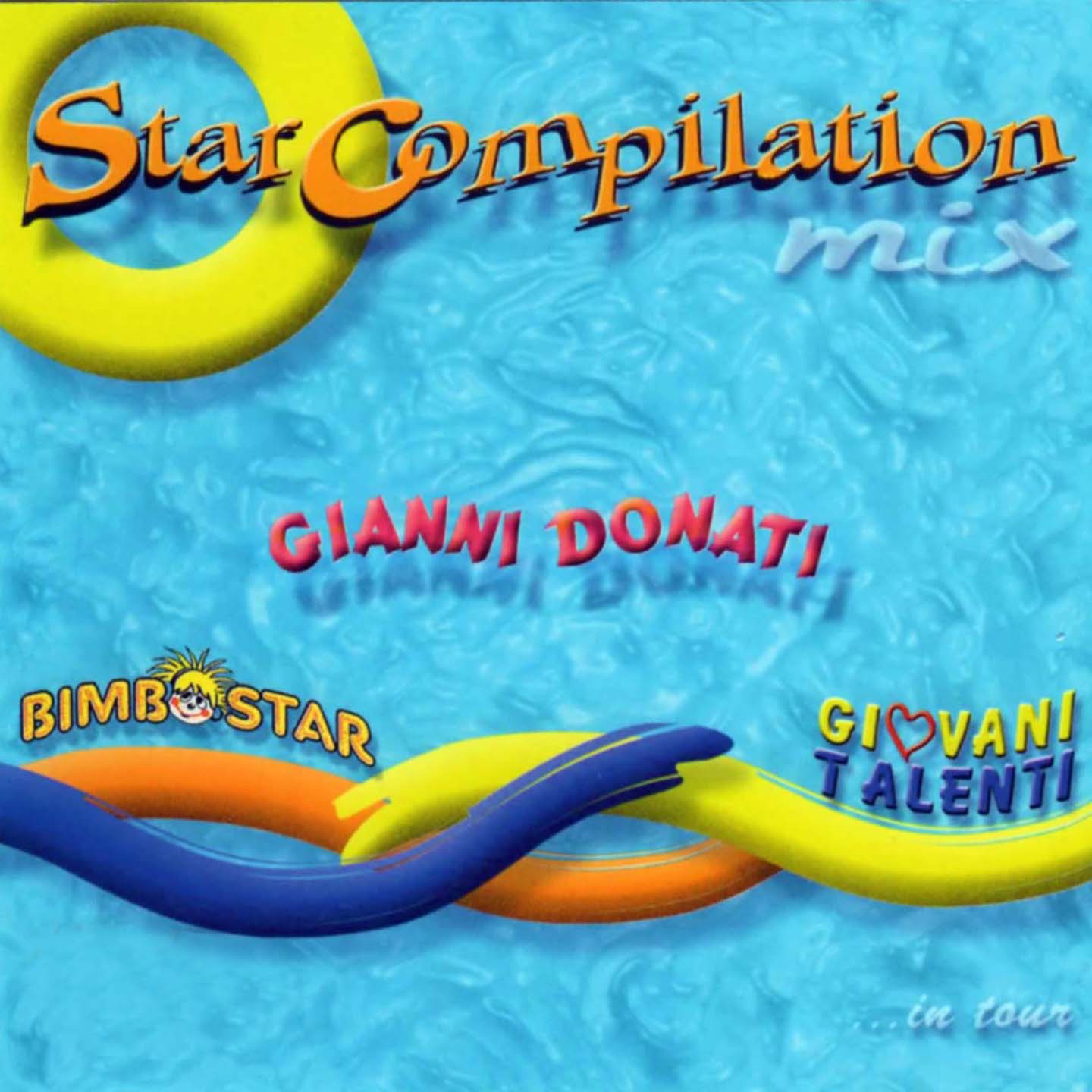 Copertina originale di Star Compilation mix, Gianni Donati, Bimbostar e Giovani Talenti